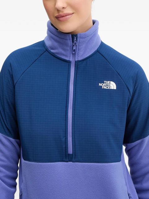 The North Face quarter-zip colour-block sweatshirt - Blue