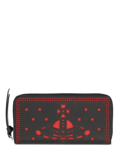 Vivienne Westwood cut-out logo leather wallet - Black - zdjęcie produktu nr 1
