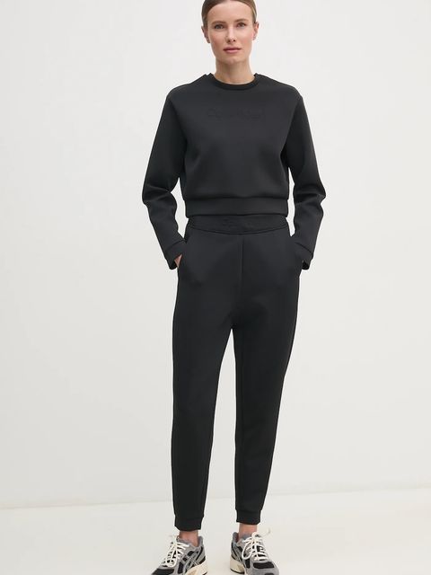 Calvin Klein Performance bluza treningowa kolor czarny gładka LVGWS5W305 - zdjęcie produktu nr 2