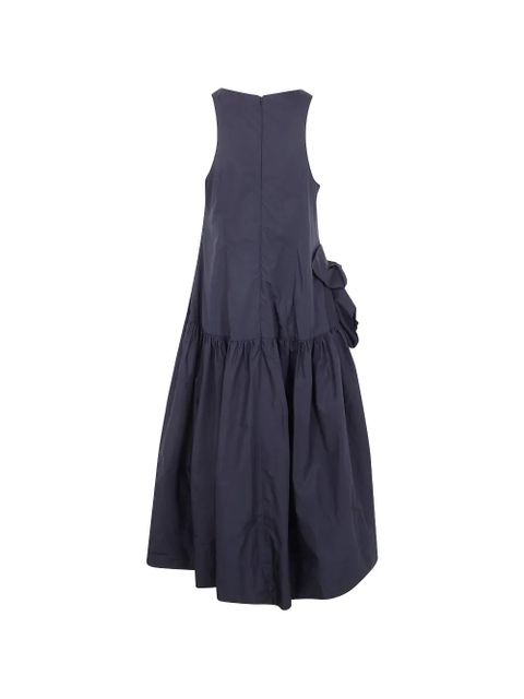 Simone Rocha ruffled-detail midi dress - Black - zdjęcie produktu nr 2