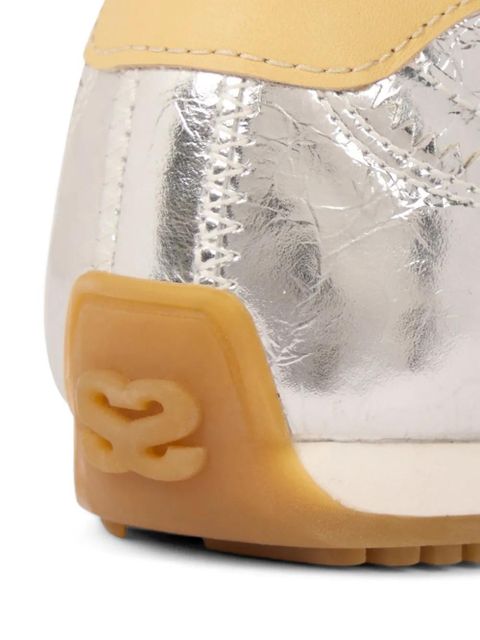 SANDRO lace-up sneakers - Silver