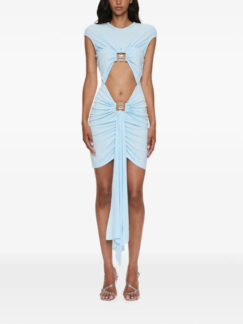 Christopher Esber Bezel quartz disconnect mini dress - Blue - zdjęcie produktu nr 1