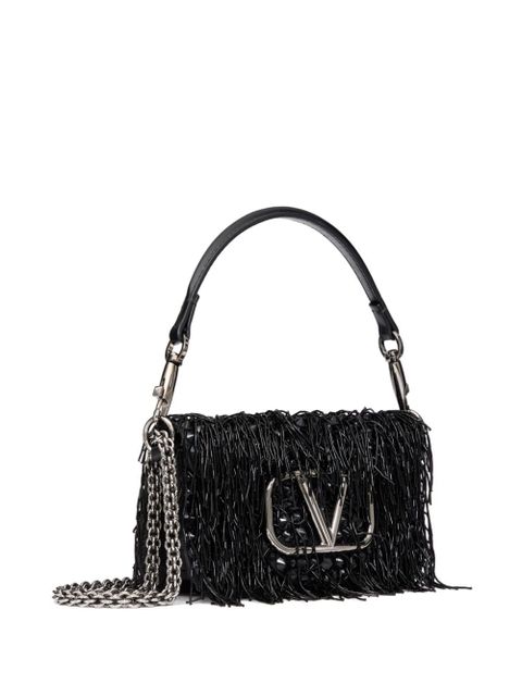 Valentino Garavani small Locò embroidered shoulder bag - Black - zdjęcie produktu nr 2
