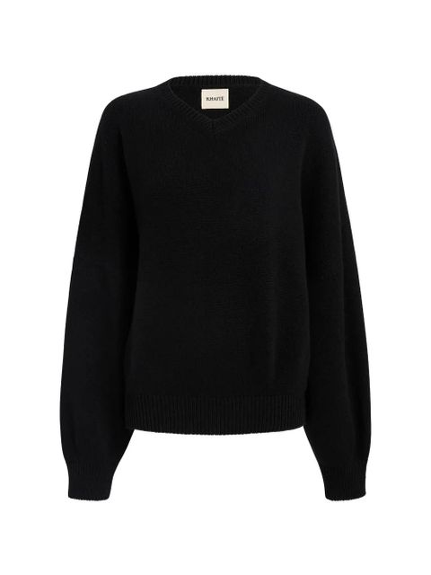 KHAITE Wolfe cashmere sweater - Black - zdjęcie produktu nr 1