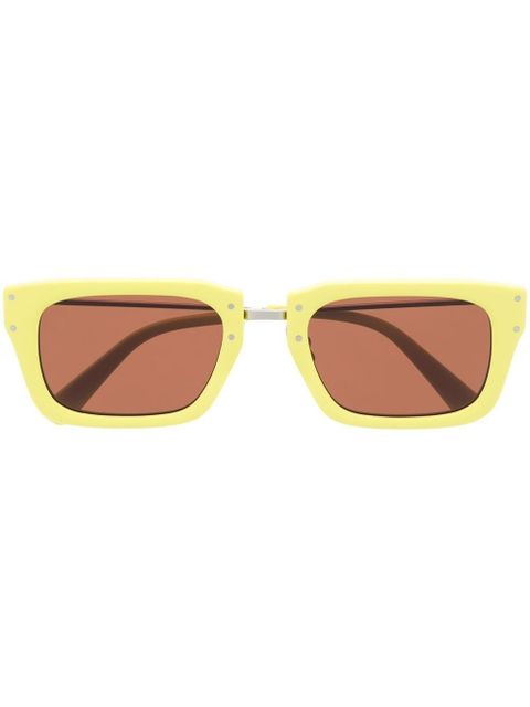 Jacquemus square-frame tinted sunglasses - Yellow - zdjęcie produktu nr 1