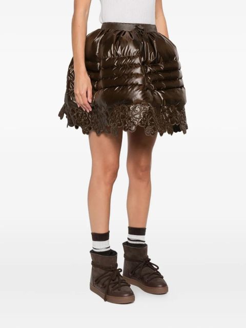 Cecilie Bahnsen x The North Face quilted mini skirt - Brown