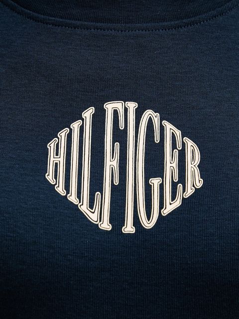 Tommy Hilfiger t-shirt bawełniany damski kolor granatowy WW0WW47880