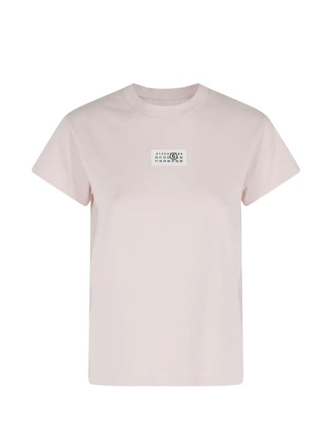 MM6 Maison Margiela logo-detail T-shirt - Pink - zdjęcie produktu nr 1
