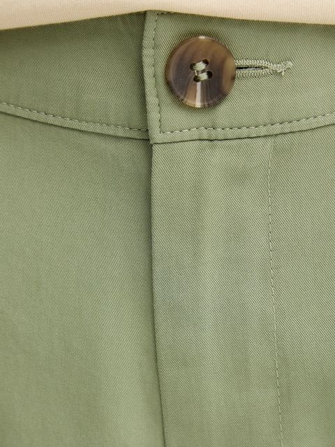 United Colors of Benetton spodnie damskie kolor zielony proste high waist 4NPHDF09D