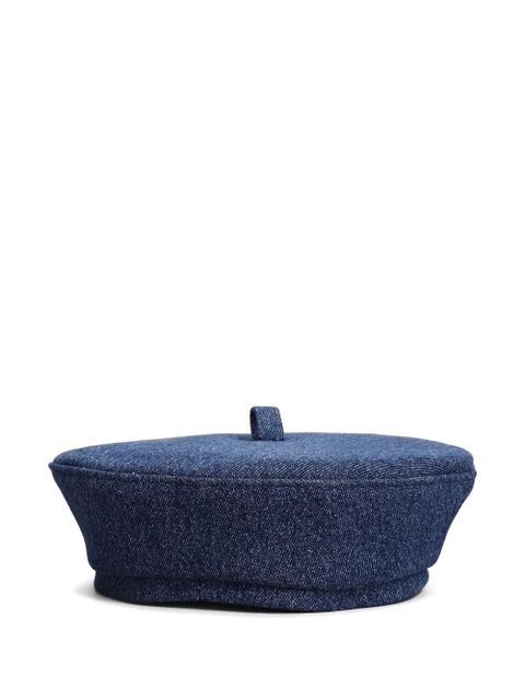 Ruslan Baginskiy denim beret - Blue - zdjęcie produktu nr 2