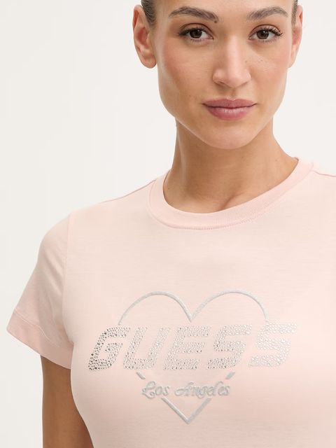 Guess t-shirt bawełniany NARCISO