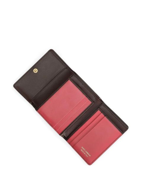 Dolce & Gabbana DG-plaque wallet - Red