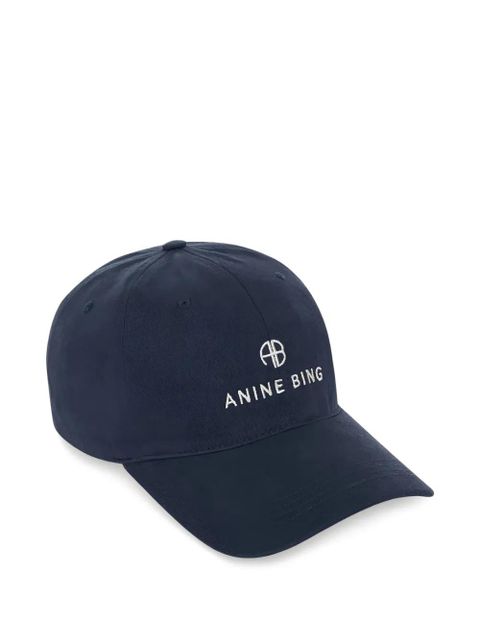 ANINE BING Jeremy logo cap - Blue