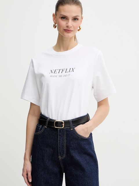 Victoria Beckham t-shirt bawełniany damski kolor biały 1325JTS006477A - zdjęcie produktu nr 1