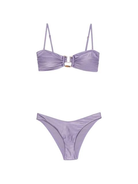 ZIMMERMANN Indra bamboo-trim bikini - Purple - zdjęcie produktu nr 1