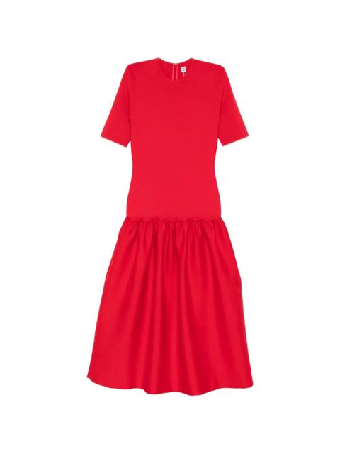 TOTEME twinflower tee gathered midi dress - zdjęcie produktu nr 1