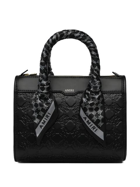 AMIRI Ma Quad Micro Triangle embossed tote bag - Black - zdjęcie produktu nr 1