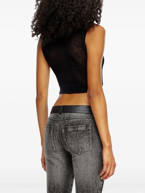 Diesel M-Arostica knitted tank top - Black
