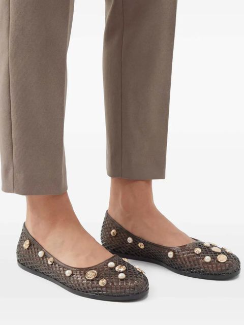 Ancient Greek Sandals Iro ballet flats - Black