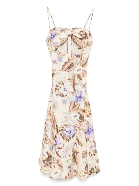 ZIMMERMANN Coco midi dress - Neutrals - zdjęcie produktu nr 1