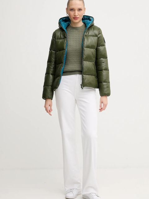 Save The Duck kurtka LOIS kolor zielony zimowa D38090W.LOVE21 - zdjęcie produktu nr 2