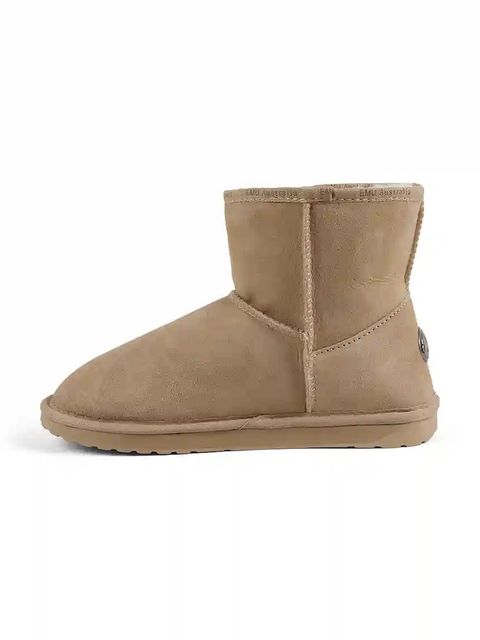 Emu Australia śniegowce zamszowe Platinum Stinger Slim Mini kolor beżowy WP20003