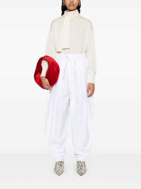 Jil Sander cotton trousers - White - zdjęcie produktu nr 2