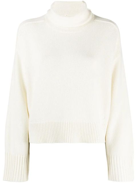 LouLou de Saison roll neck jumper - White - zdjęcie produktu nr 1