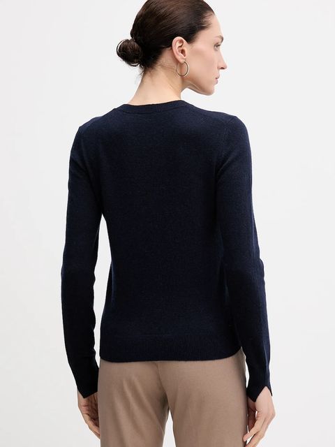 Sisley sweter damski kolor granatowy lekki 102HM100F