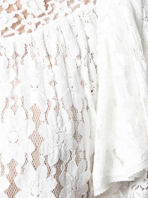 MARANT ÉTOILE Victorian lace blouse - White