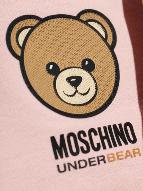 Moschino logo-print shorts - Pink