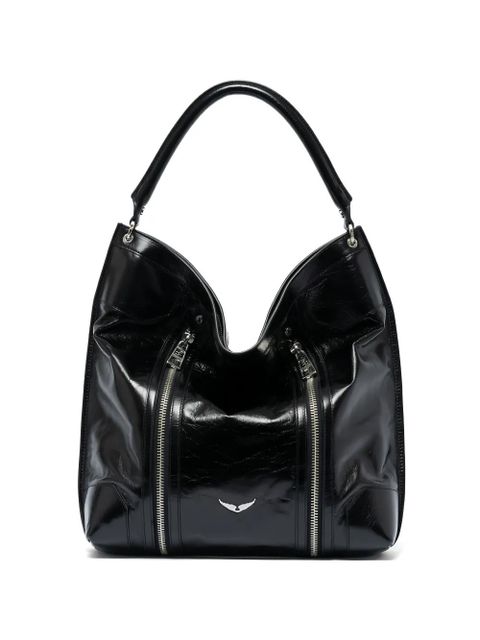 Zadig&Voltaire Sunny patent leather shoulder bag - Black - zdjęcie produktu nr 1