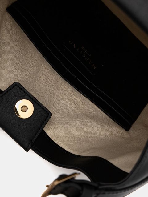 Marciano by Guess torebka skórzana kolor czarny 5YGZ05 7330A