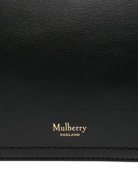 Mulberry Clovelly leather zip-top cross body bag - Black