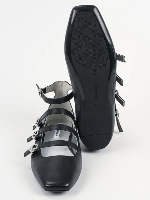 Karl Lagerfeld baleriny skórzane KONNIE