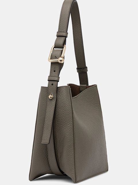 Furla torebka skórzana kolor zielony WB01373.HSF000.2810S