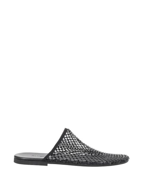 Alysi mesh-embellished flat mules - Black - zdjęcie produktu nr 2