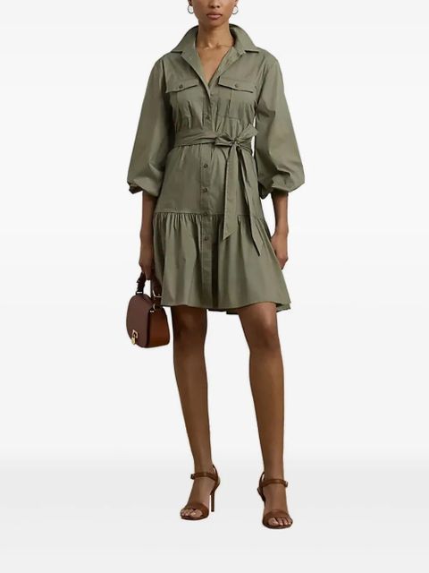 Lauren Ralph Lauren belted shirt dress - Green - zdjęcie produktu nr 1