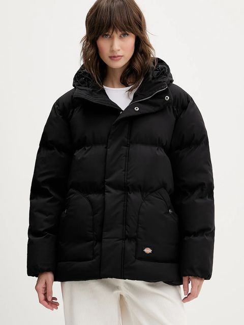 Dickies kurtka kolor czarny zimowa oversize DK0A87OL - zdjęcie produktu nr 1