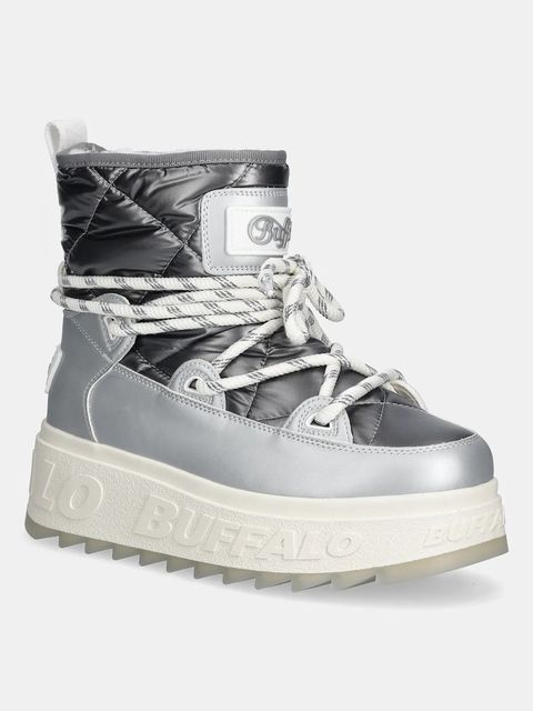 Buffalo śniegowce Eliza Snow Boot kolor srebrny 1270142-SLV - zdjęcie produktu nr 1