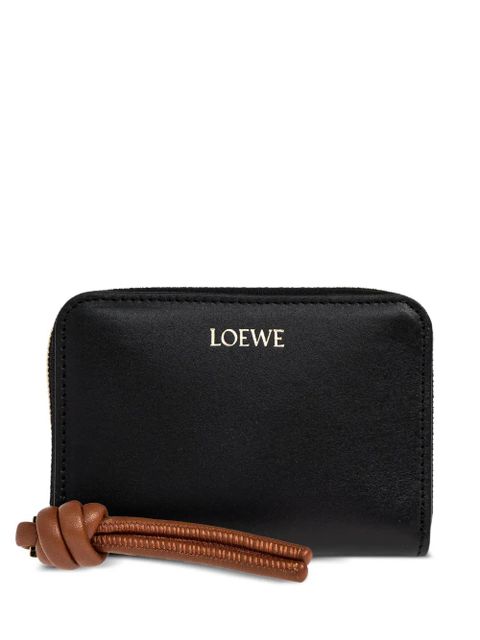 LOEWE zip leather wallet - Black - zdjęcie produktu nr 1