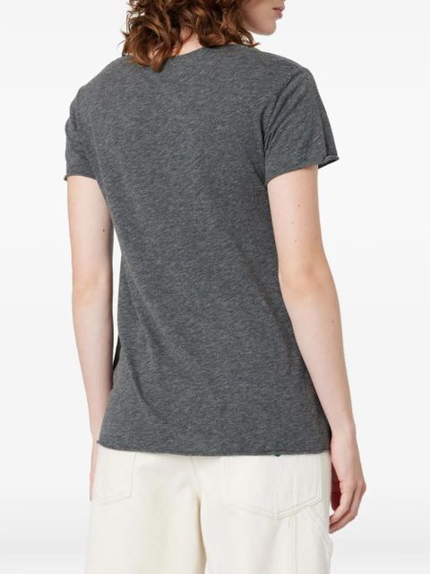 American Vintage short-sleeve V-neck T-shirt - Grey