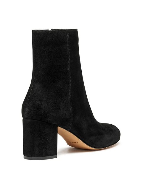 Geox botki zamszowe D VIRNILISA 65 damskie kolor czarny na słupku D56YYE 000ZT C9999 - zdjęcie produktu nr 2