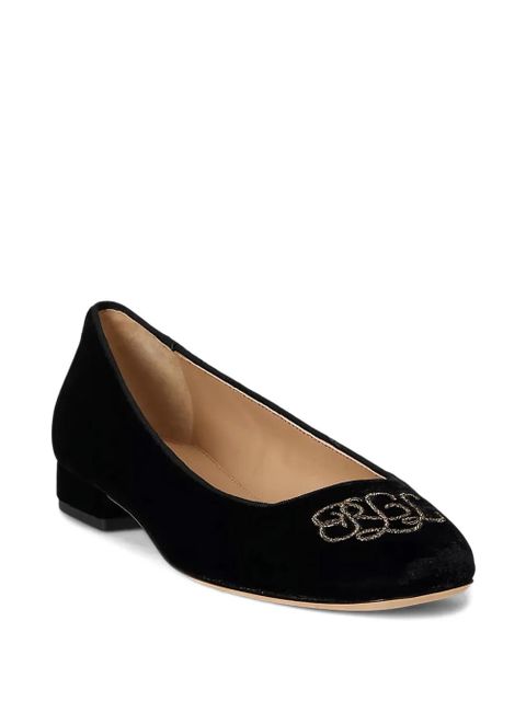 Lauren Ralph Lauren Emellie embellished ballet pumps - Black - zdjęcie produktu nr 1