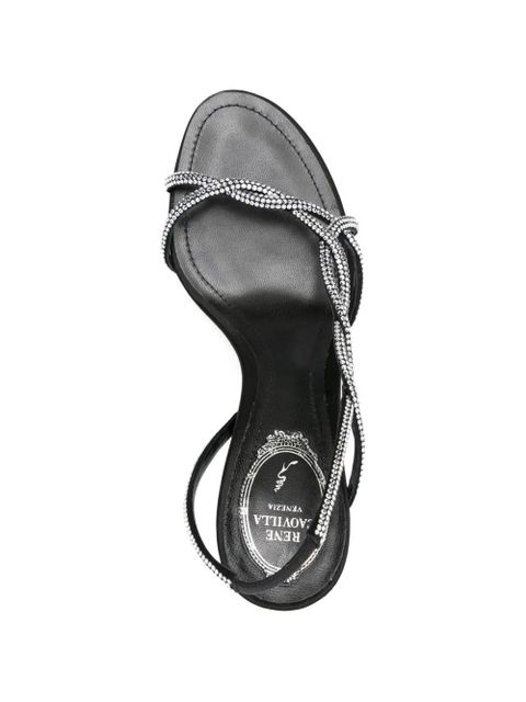 René Caovilla open-toe strap sandals - Black