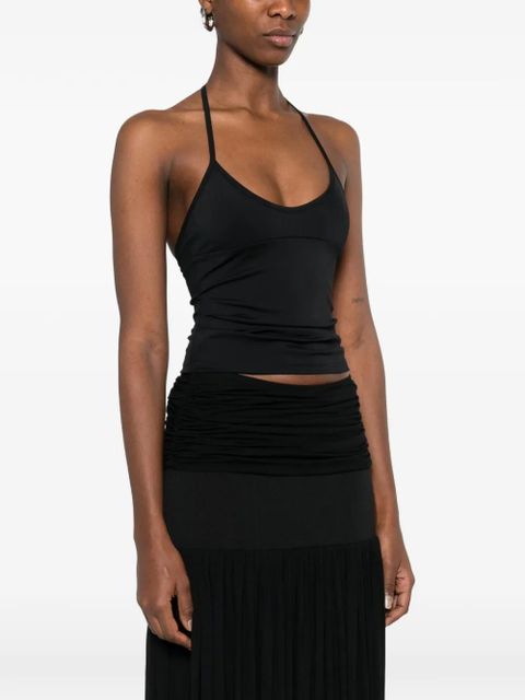 Gimaguas Lula tie-fastening sleeveless top - Black