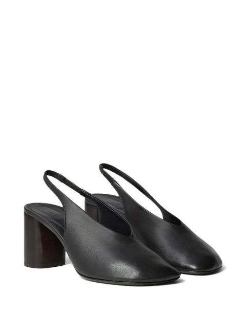 LEMAIRE square-toe slingback pumps - Brown - zdjęcie produktu nr 2