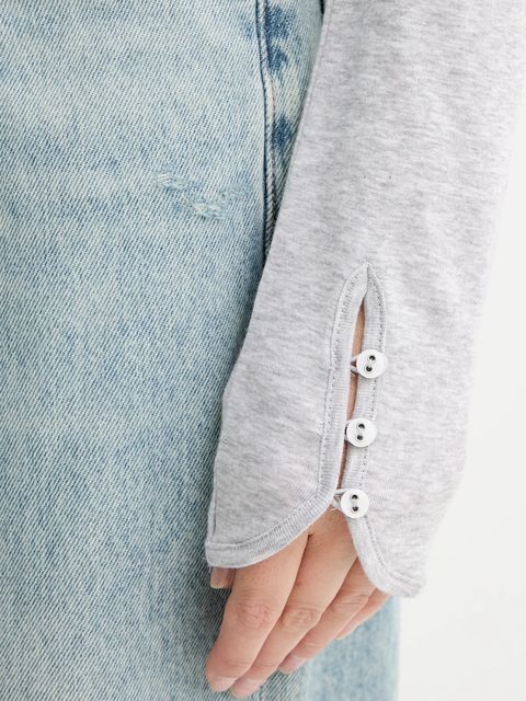 BOSS Orange longsleeve kolor szary 50542107