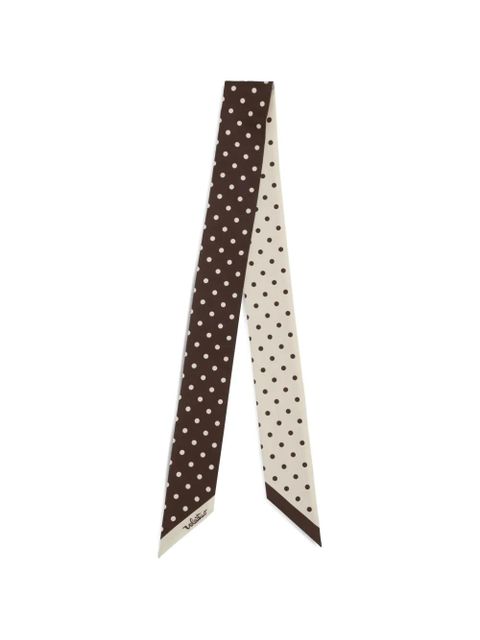 Valentino Garavani polka dot scarf - Brown - zdjęcie produktu nr 1