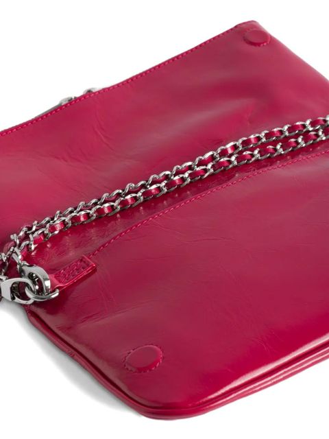 Zadig&Voltaire Rock Vintage leather crossbody bag - Pink